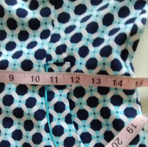 Mod Geometric Print Dress by London Times - Picture 12 of 13